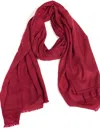 Bijourocks Cashmere Scarf In Cherry