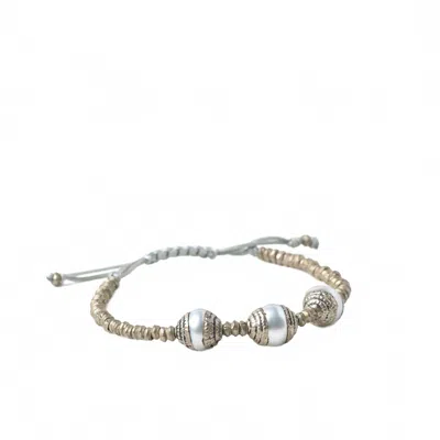 Bijourocks Harmony Tribe 3 Bracelet In Silver