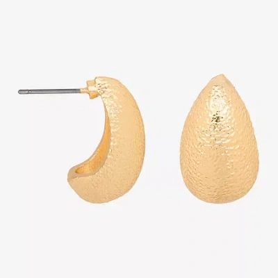 Bijoux Bar 16.5mm Stud Earrings In Yellow