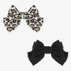 Bijoux Bar 2-pc. Hair Bow In Black
