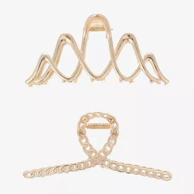 Bijoux Bar 2-pc. Hair Clip In Yellow