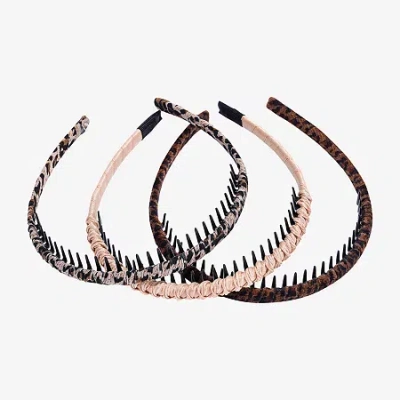 Bijoux Bar 3-pc. Headband In Brown
