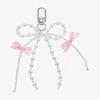 Bijoux Bar Bow Bag Charm In Pink