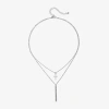 Bijoux Bar Delicates 16 Inch Strand Necklace In Silver