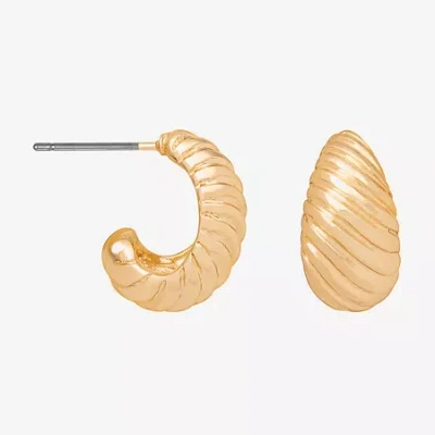 Bijoux Bar Delicates Gold Tone Womens Drop Earrings In Yellow