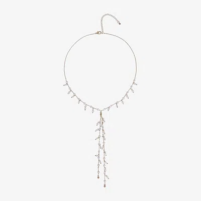 Bijoux Bar Delicates Womens 18 Inch Y Necklace In Yellow