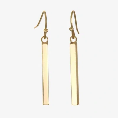 Bijoux Bar Delicates Womens Drop Earrings In Yellow
