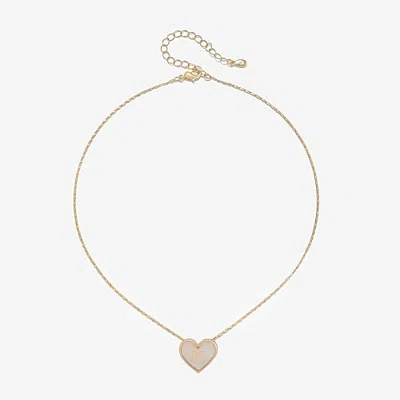 Bijoux Bar Delicates Womens Hamsa 16 Inch Pendant Necklace In White