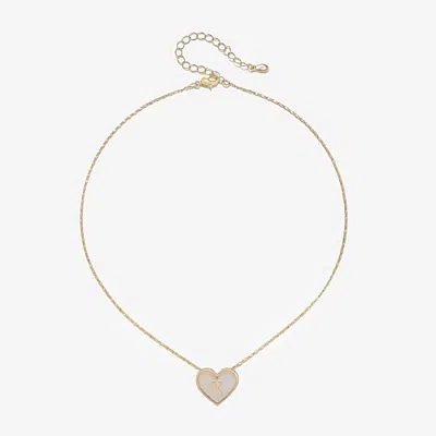 Bijoux Bar Delicates Womens Hamsa 16 Inch Pendant Necklace In White