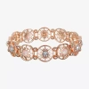 Bijoux Bar Delicates Womens Round Stretch Bracelet In Pink