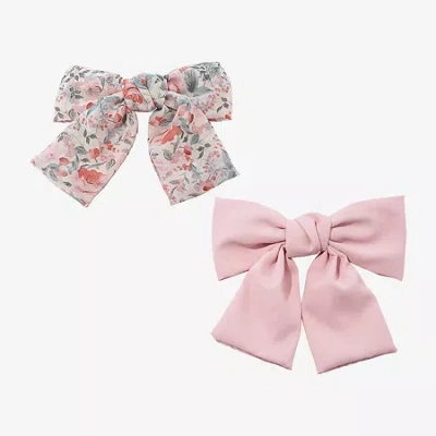 Bijoux Bar Floral 2-pc. Hair Bow In Multi
