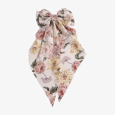 Bijoux Bar Floral Hair Bow In Multi