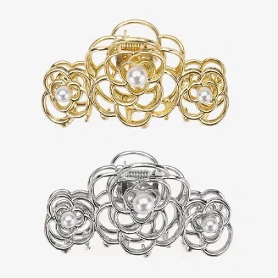 Bijoux Bar Flower 2-pc. Hair Clip In Multi