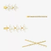 Bijoux Bar Flower 4-pc. Bobby Pin In Yellow
