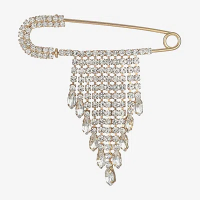 Bijoux Bar Glass Pin In White