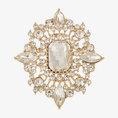 Bijoux Bar Glass Pin In White