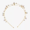 Bijoux Bar Gold Tone Headband In Gold