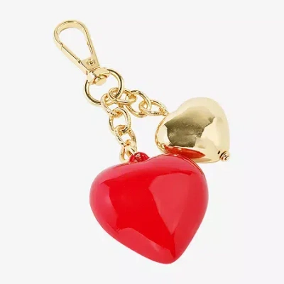 Bijoux Bar Gold Tone Heart Bag Charm