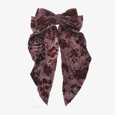 Bijoux Bar Hair Bow In Burgundy