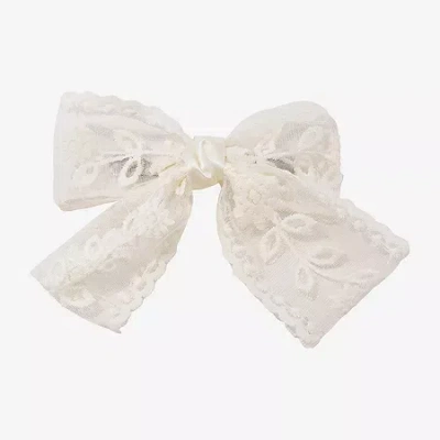 Bijoux Bar Hair Bow In White