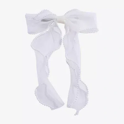 Bijoux Bar Hair Bow In White