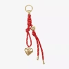 Bijoux Bar Heart Bag Charm In Red
