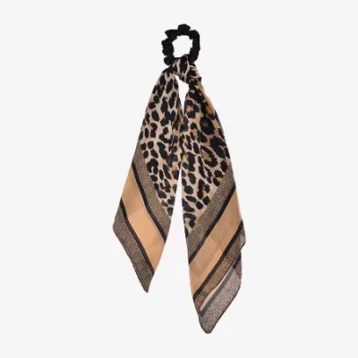 Bijoux Bar Leopard Hair Scarf In Multi