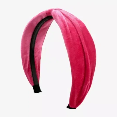 Bijoux Bar Pink Velvet Headband