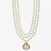 Bijoux Bar Womens 16 Inch Strand Necklace In Yellow