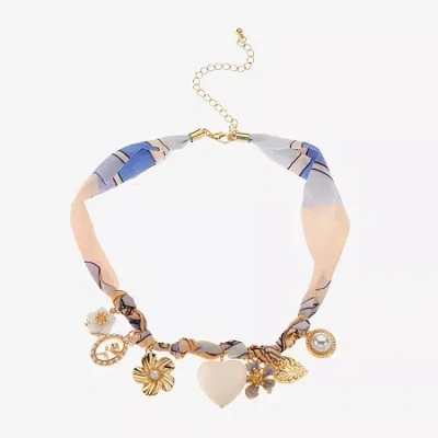 Bijoux Bar Womens 18 1/2 Inch Statement Necklace In Multi