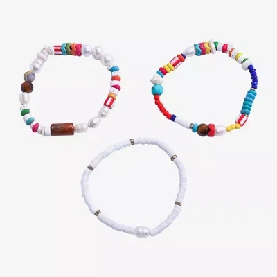 Bijoux Bar Womens 3-pc. Bracelet Set In Multi