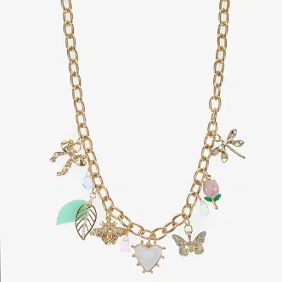 Bijoux Bar Womens Collar Necklace In Multi