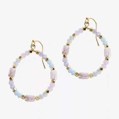 Bijoux Bar Womens Drop Earrings In Gold