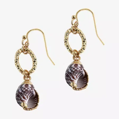 Bijoux Bar Womens Drop Earrings In Gold