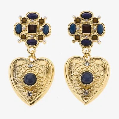 Bijoux Bar Womens Drop Earrings In Gold