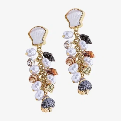 Bijoux Bar Womens Drop Earrings In Multi