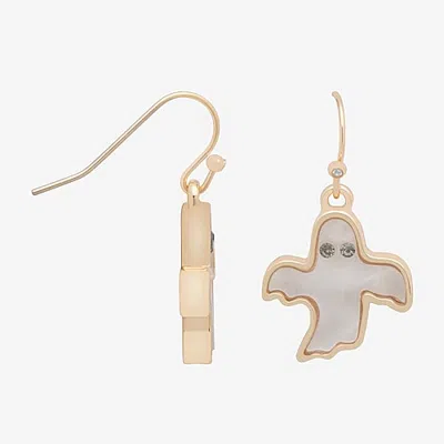 Bijoux Bar Womens Drop Earrings In White