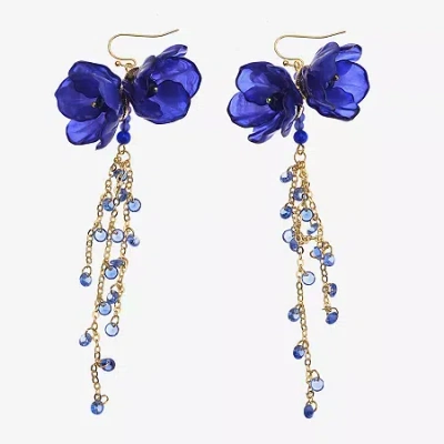 Bijoux Bar Womens Drop Earrings In Yellow