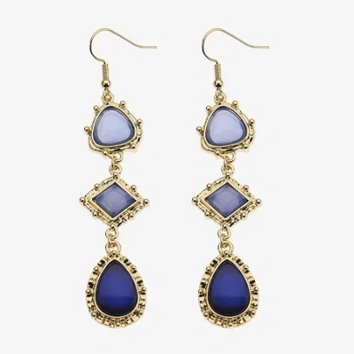 Bijoux Bar Womens Drop Earrings In Yellow