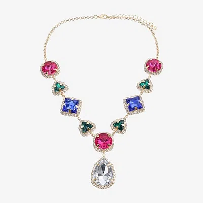 Bijoux Bar Womens Multi Color 16 Inch Pendant Necklace In Multiple Colors