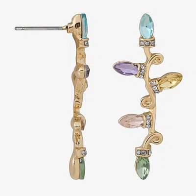 Bijoux Bar Womens Multi Color Glass Drop Earrings In Multiple Colors