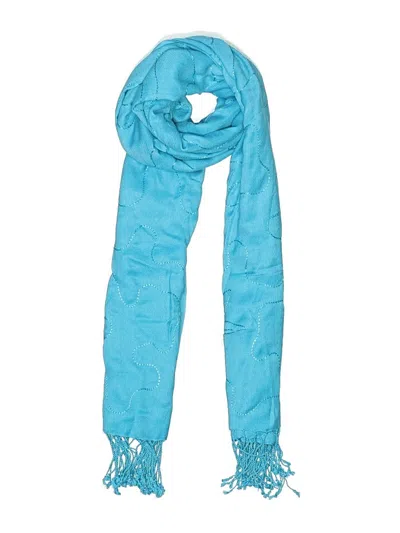 Pre-owned Bijoux Terner Scarf In Blue