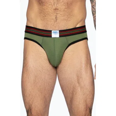Bike Mesh Briefs In Green