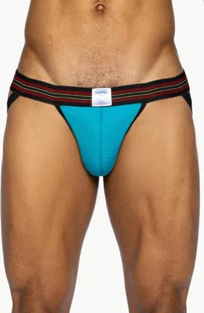Bike Mesh Jock Strap In Blue