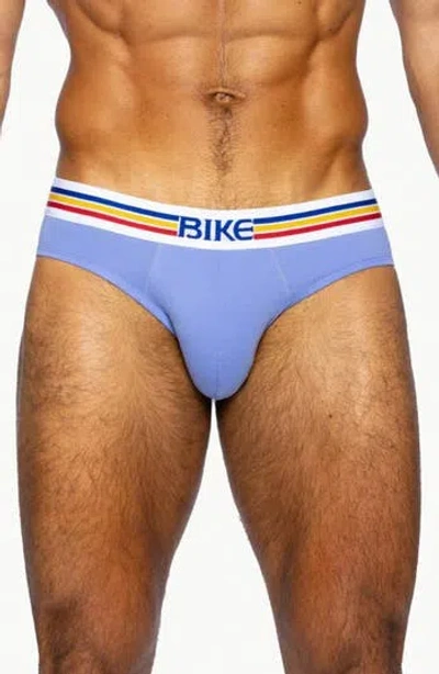Bike Stretch Cotton Briefs In Purple