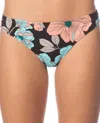 Bikini Lab Cinched Hipster Bikini Bottom In Bik 40 Flower Week In Multi
