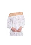 Bikini Mi.ma. Blouse With Omeres Discovered And Long Sleeve Woman Bikini Mima In Lace Sangallo