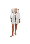 Bikini Mi.ma. Short Skirt With Belt Woman Bikini Mima In Lace Sangallo