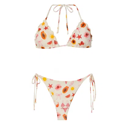 Bikinis By Bridget Women's Capri Bikini Bottom