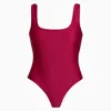Bikinis By Bridget Women's Red Kaia One Piece In Burgundy